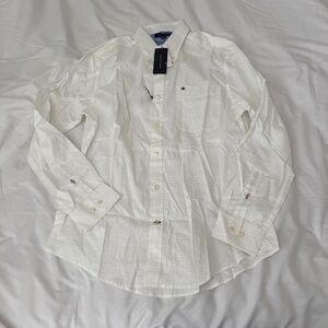 tommy hilfiger button down shirt  size large   NWT